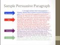 Persuasive Writing, Part 1