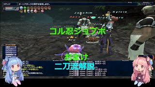 ff11　コルセアと忍者によるジョブポ稼ぎ　おまけ　二刀流解説