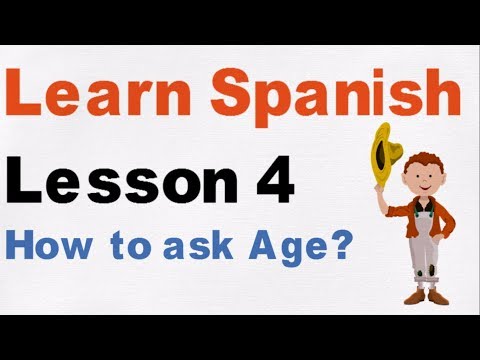 How do you describe your age in Spanish?