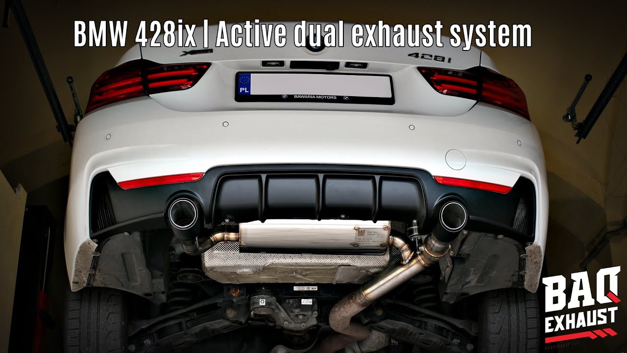 BMW 428i F32 | Active Dual Exhaust Sound | Loud Exhaust | Baq Exhaust ...