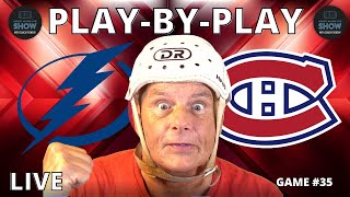 NHL GAME PLAY BY PLAY CANADIENS VS LIGHTNING