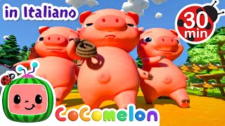 I Tre Porcellini | CoComelon Italiano - Canzoni per Bambini