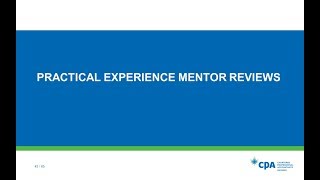 5. Practical Experience Mentor Reviews   | CPA Ontario Mentorship Program