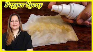 Homemade Pepper Spray in Urdu/Hindi | Self defence | EASY METHOD | Cooking Tips with Sobia