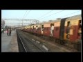 12 car badlapur fast emu skipping kopar in the warm evening sunlight