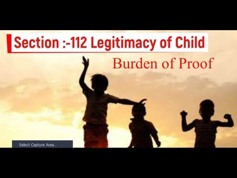 Indian Evidence Act | Part 3 | Chapter :- 7 | Section :-112| - YouTube