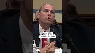 At UFO hearing, ex-military officers say Pentagon is hiding alien evidence #shorts