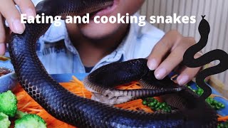 චීන්නු කන ජරාම සත්තු කොහොමද මේවා කරන්නේ (snake cooking)සංවෙදී අය බලන්න එපා  .