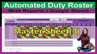 #291-How to Create Automated Monthly Duty Roster in Google Sheet | Automated Shift Schedule (Part-4)