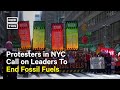 AOC, Climate Protesters ‘Demand Change’ on Fossil Fuel Use