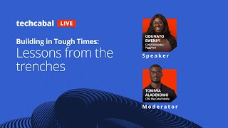 Managing savings culture during a crisis - Odunayo Eweniyi on TechCabal Live | TC LIVE