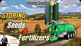 Storing Seeds and Fertilizers in Silos in FS 20 | Timelapse Gameplay