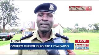 Agabuutikidde:   Omuliro gukutte ekkolero ly'emifaliso e Njeru.