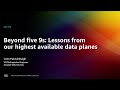 AWS re:Invent 2022 - Beyond five 9s: Lessons from our highest available data planes (ARC310)