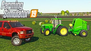 2000'S MAKING HAY WHILE THE SUN SHINES! | (ROLEPLAY) FARMING SIMULATOR 2019