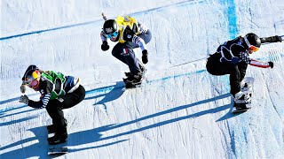 In photo finish, Faye Gulini of USA grabs second silver in two days at SBX World Cup | NBC Sports
