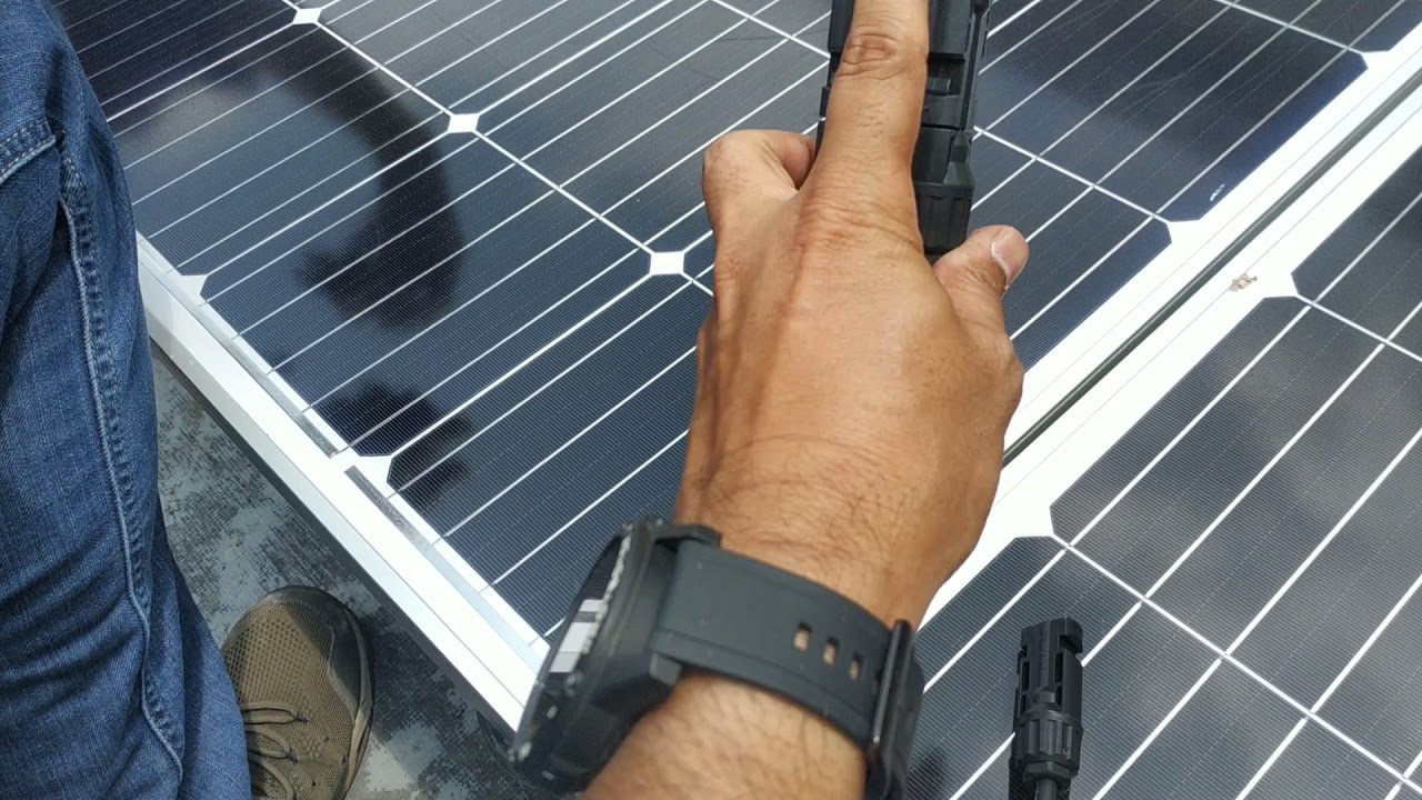 Cara Mudah Sambungan Solar Panel Sistem Selari (2 In 1 MC4 Connector ...