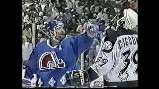 Wendel Clark glove punches Enrico Ciccone