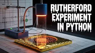 Rutherford Scattering Simulation in Python | Visualize Force, Trajectory & Deflection Angles