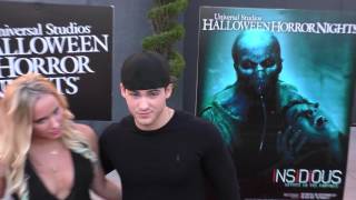 Cody Christian at the Halloween Horror Nights Opening Night at Universal Studios in Hollywood