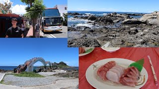 We rode the Taiwan Tourist Shuttle up the East Coast!