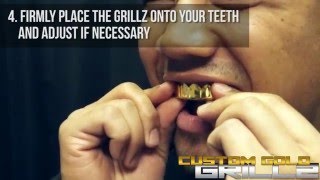 How to Fit Grillz by Custom Gold Grillz (Video Instructions)