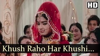 Khush Raho Har Khushi Hai | Suhaag Raat Songs | Jeetendra | Rajshree | Mukesh | Filmigaane