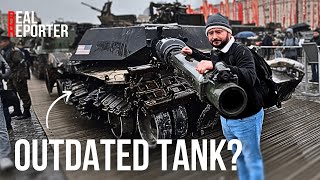 U.S. Marine Inspects Captured Abrams in Moscow w\@Wild-Siberia