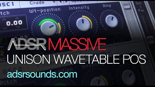 NI Massive - Unison Wavetable Position