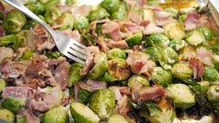 煙肉焗藍球根  Baked Brussels Sprouts with Bacon