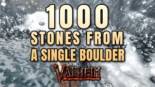 Valheim - 山で石を採るために農業をする方法