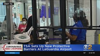 TSA Sets Up New Protective Barriers At LaGuardia Airport