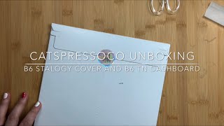 CatspressoCo Unboxing: B6 Stalogy Covers and B6 TN Dashboards