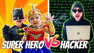 We got hacked!! Batman and Wonder Woman Save The Day!!