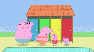 Daddy Pig Teaches George How To Swim!