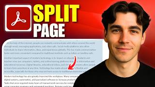 How To Split A PDF Page Into Two Pages Using Adobe Acrobat Pro (Tutorial 2026)