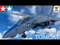 tamiya 1/48 grumman f-14d tomcat VF-23 “Black Lions” Scale Model Aircraft Full Build