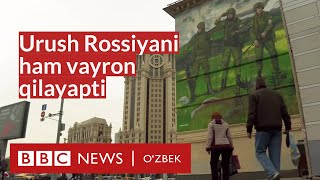 Уруш Россиянинг ўзини ҳам вайрон этаяпти - BBC News O'zbek