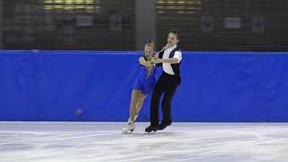 12. Santa Claus Cup 2018: Angelina Kudryavtseva and Ilia Karankevich (CYP) - ID Adv Nov Blues