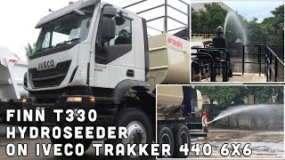 FINN TITAN T330 HYDROSEEDER ON IVECO TRAKKER 440 6x6