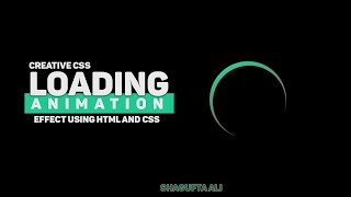Creative CSS Loading Animations 🔄 | Easy CSS Spinner Effects Tutorial