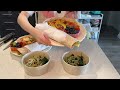 树茄vlog 早午餐料理｜牛排盖饭·紫菜包饭·佛卡夏面包·老北京鸡肉卷·开箱·逛超市