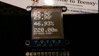 SHARP Memory Display and Teensy LC