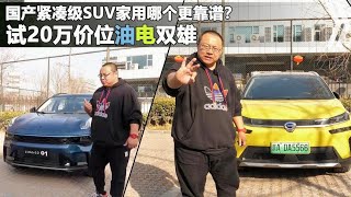 20万价位国产SUV该怎么选，领克01配置高动力足，埃安V续航够扎实