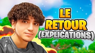 Mon RETOUR sur YouTube - Explications