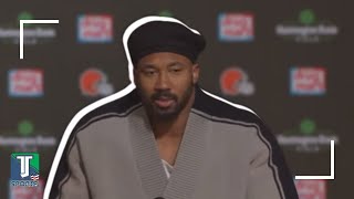 Myles Garrett REACTS to Joe Thuney POKING his eye in the Browns' HOME LOSS vs. Chiefs