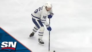 Mitch Marner Shows Patience WIth Slick Assist On Calle Jarnkrok's One-Time Blast