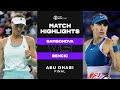 Liudmila Samsonova vs. Belinda Bencic | 2023 Abu Dhabi Final | WTA Match Highlights