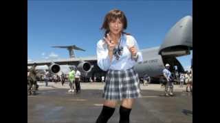 Crossdresser Yumiko  go for an airshow ・女装子 優美子、横田友好祭に行く!!