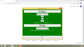 Simple Fighting Game using Python DEMO